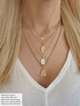 Mira Dainty Star Necklace Pendant, 3 Color Options!