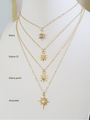 14K Gold Filled Star Necklace Collection, 4 Style Options