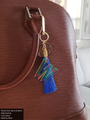 Cory Colorful Thread Tassel Charm, 4 Color Options