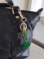 Personalized Colorful Letter Keychain With Silk Tassel, 4 Color Options