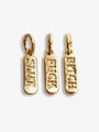 Willa Gold Bar Fuck Bitch Slut Bracelet Charm Tags