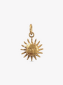 Kortnie Tiny Sunburst Necklace Pendant, Stainless Steel