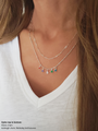 Berkeley Sterling Silver Birthstone Necklace Pendant, 13 Colors