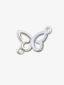 Bailee Butterfly Sterling Silver Connector Bracelet Charm