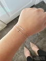 Sterling Silver Bracelet Connector Charms, 10 Style Option