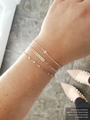 Sterling Silver Bracelet Connector Charms, 10 Style Option