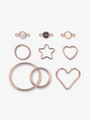 14K Rose Gold Filled Bracelet Charms, 7 Style Options