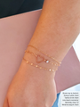 14K Rose Gold Filled Bracelet Charms, 7 Style Options