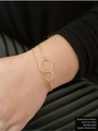 Montana Endless Circle Bracelet Connector, 14K Gold Filled, Rose Gold Filled or Sterling Silver