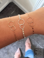 Montana Endless Circle Bracelet Connector, 14K Gold Filled, Rose Gold Filled or Sterling Silver