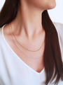 Rylee Unfinished Figaro Necklace Chain, Gold Filled or Sterling Silver