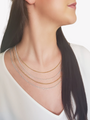 Marie Unfinished Curb Necklace Chain, Gold Filled or Sterling Silver