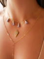 Melanie Unfinished Necklace Sequin Chain, 14K Gold Filled or Sterling Silver