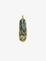 Stylish And Colorful Saxon Necklace Pendant Featuring Feather And Abalone Shell Design | Mojo Supply Co