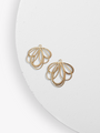 Belinda Matte Gold Lotus Earring Charms