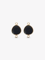 Angela Classic Black Connector Earring Charms