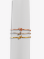 Naomi Tie the Knot Adjustable Cuff Bracelets, Gold, Silver and Rose Gold