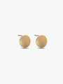 Classic Round Gold Stud Earrings