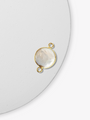 Magin Gold Pearl Connector Necklace Pendant