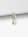 Material: 18K gold plated, cultured freshwater pearls