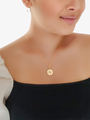 Leena Gold Compass North Star Necklace Pendant