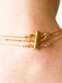 Dalia Gold Layering Necklace Clasp