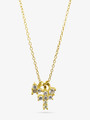 Parker Gold Round Jewel Necklace Pendant