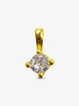 Pair of Parker Gold Round Jewel Necklace Pendant