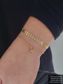 Rachel Dainty Gold Zodiac Bracelet Charm