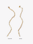 Gold PVD Stainless Steel Custom Paperclip Bracelet, 2 Styles