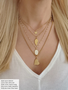 Mira Star Necklace Pendant, 3 Color Options PVD Stainless Steel
