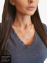 Gold And Silver Moon Necklace Pendant Collection