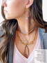 Gold and Silver Geometric Necklace Pendant Collection, 9 Style Options