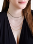 Eloise Unfinished PVD Stainless Steel Dainty Chain, 5 Colors