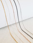 Eloise Unfinished PVD Stainless Steel Dainty Chain, 5 Colors