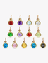 Berkeley 14K Gold Filled 4mm Birthstone Necklace Pendant, 13 Colors