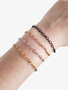 Christie Unfinished Heart Bracelet Chain, PVD Stainless Steel 4 Color Options