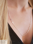 Berkeley Sterling Silver Birthstone CZ Necklace Connector, 3mm and 4mm