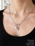 Sheena Small Silver Cross Necklace Pendant
