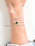 Tasha Unfinished Paperclip Bracelet Chain, Gold Filled or Sterling Silver
