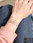 Terri Sterling Silver 6mm Disc Letter Bracelet Connectors