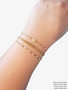 Eliza Unfinished Gold And Silver PVD Stainless Steel Enamel Bracelet Chain, 10 Color Options