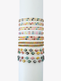 Unfinished PVD Stainless Steel Rainbow Necklace Chain Collection, 8 Style Options