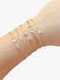 Ashton Letter Connector Bracelet Charms, 14K Gold Filled