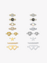 Gold Filled And Sterling Silver Bracelet Connector Charms, 9 Style Options
