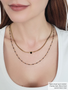 Lawren Unfinished PVD Stainless Steel Enamel Curb Chain, Gold and Silver