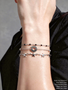 Aspen Unfinished Star Bracelet Chain, Gold or Silver PVD Stainless Steel