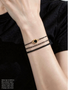 Becca Heart Bracelet Connector, 8 Gold PVD Stainless Steel Color Options