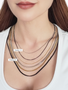 Black Unfinished PVD Stainless Steel Chain Collection,  6 Style Options