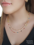 Rainbow Unfinished Necklace Chain Collection,  7 Styles PVD Stainless Steel